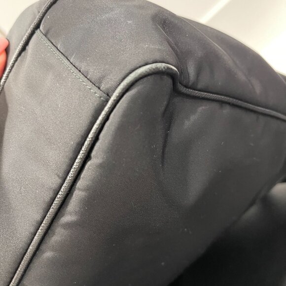 Prada Tessuto Nylon Saffiano Tote/Crossbody Black (JB1266) - Picture 4 of 10